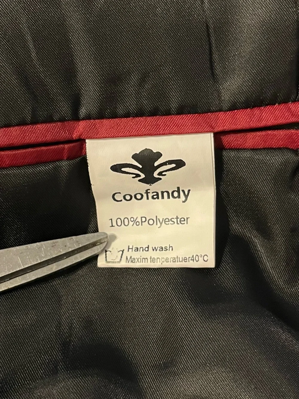 Coofandy Red Paisley Blazer Small